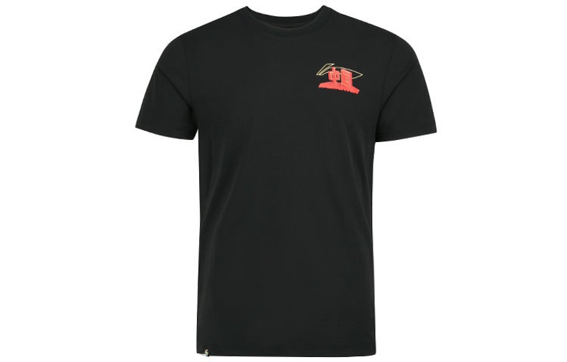Li-Ning Badminton Graphic Quick-Drying T-shirt 'Black' AHSR569-1 - 1