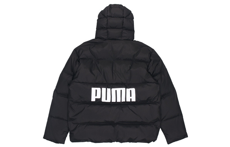 PUMA Puma Essential Down Coat 'Black White' 586929-01 outlook