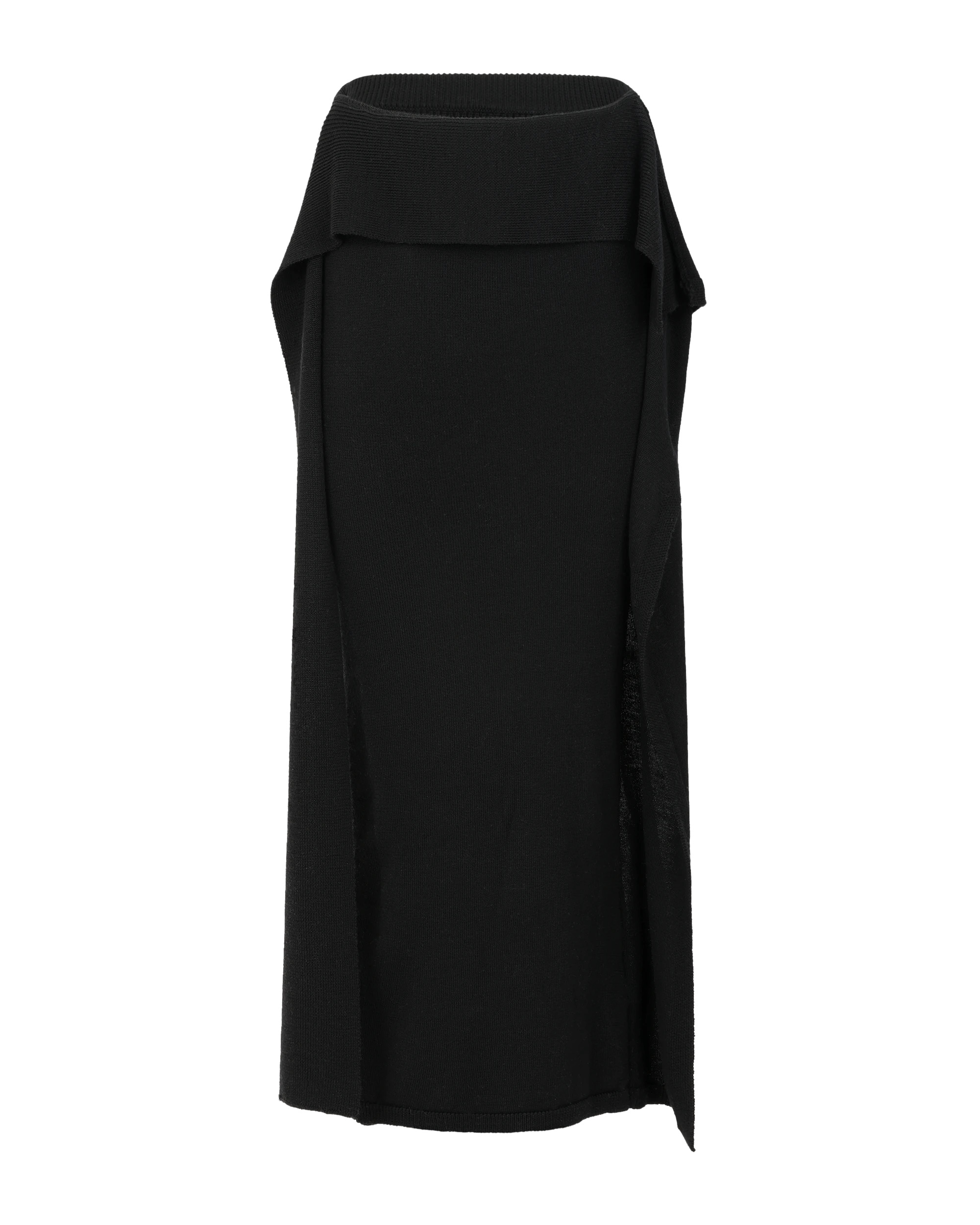 TIER SKIRT BLACK - 1