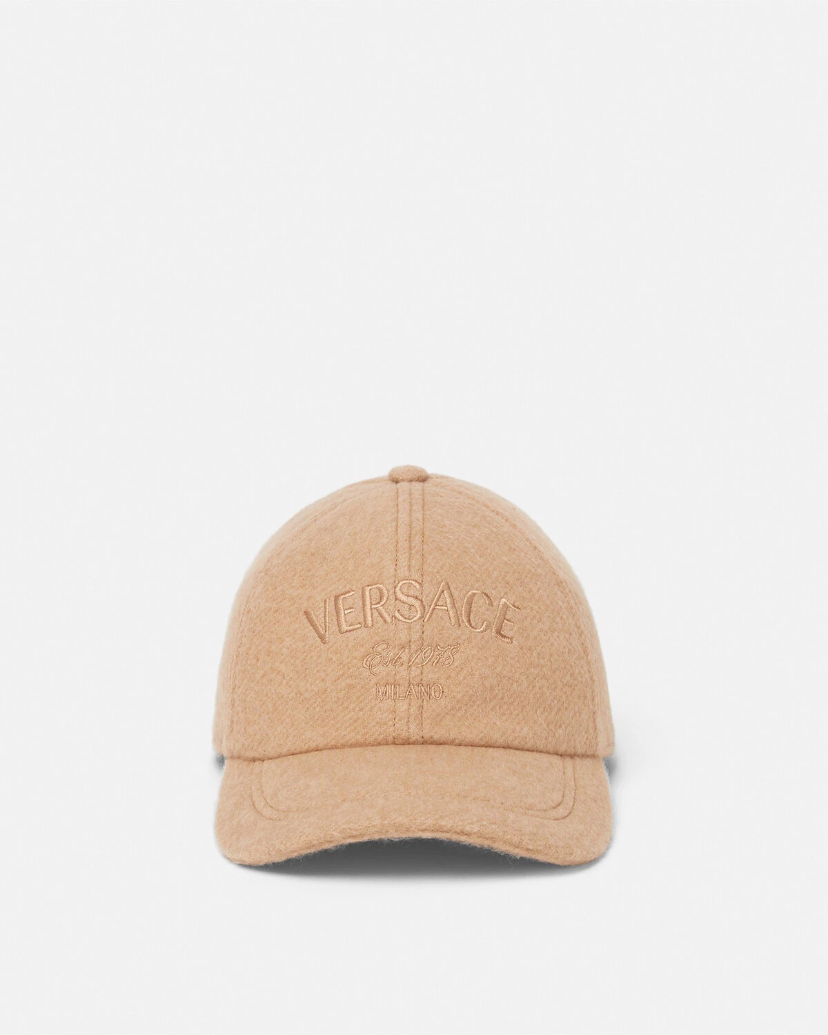 Versace Milano Stamp Wool Baseball Cap - 1