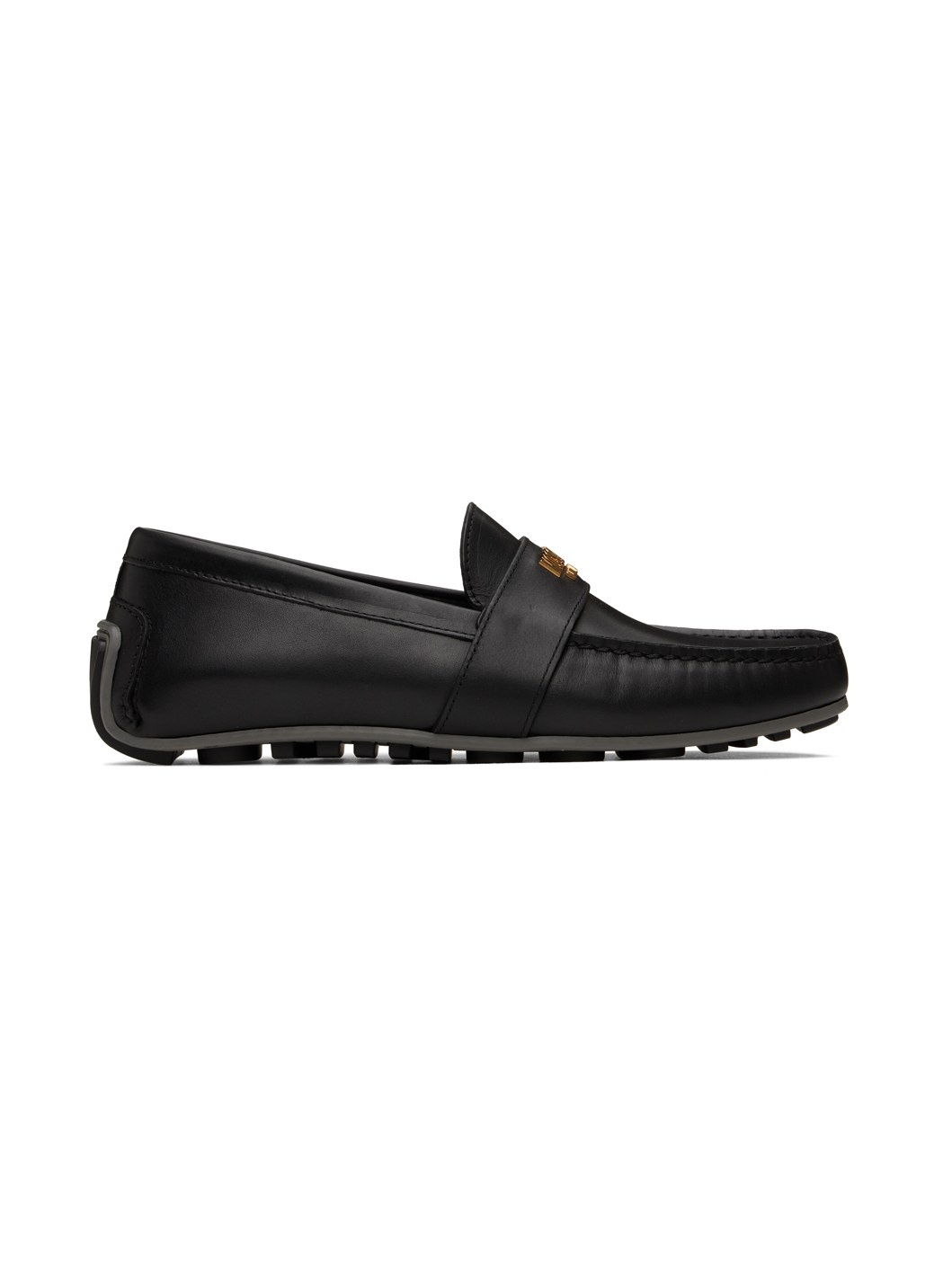 Black Driver Loafers - 1