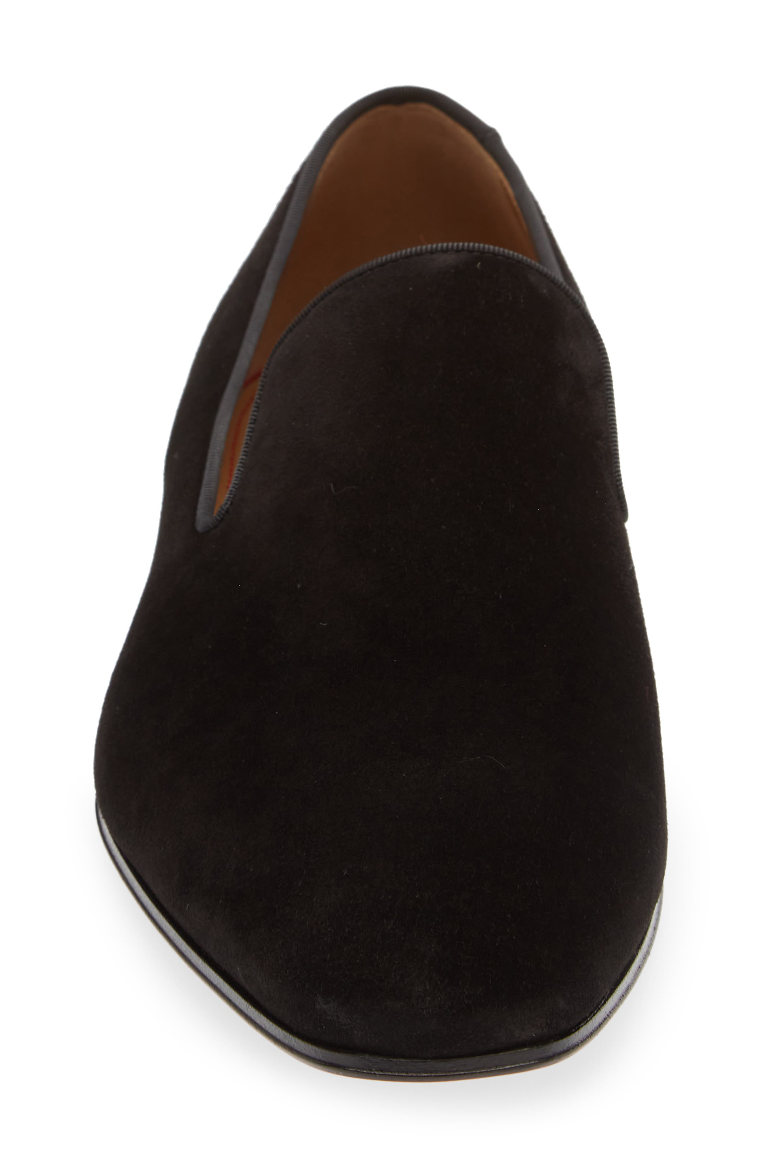 Christian Louboutin Dandelion Venetian Loafer in Black Suede at Nordstrom - 4