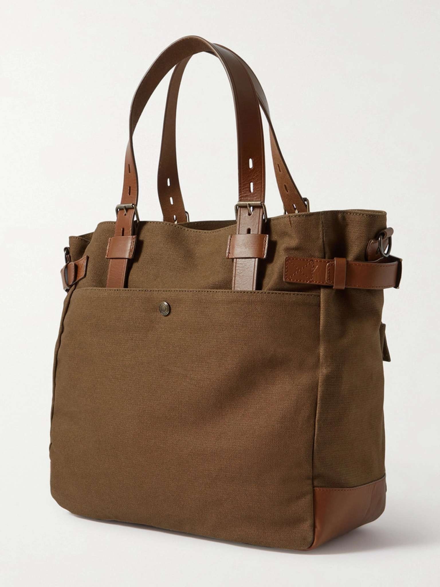 Touring Full-Grain Leather Tote Bag - 4