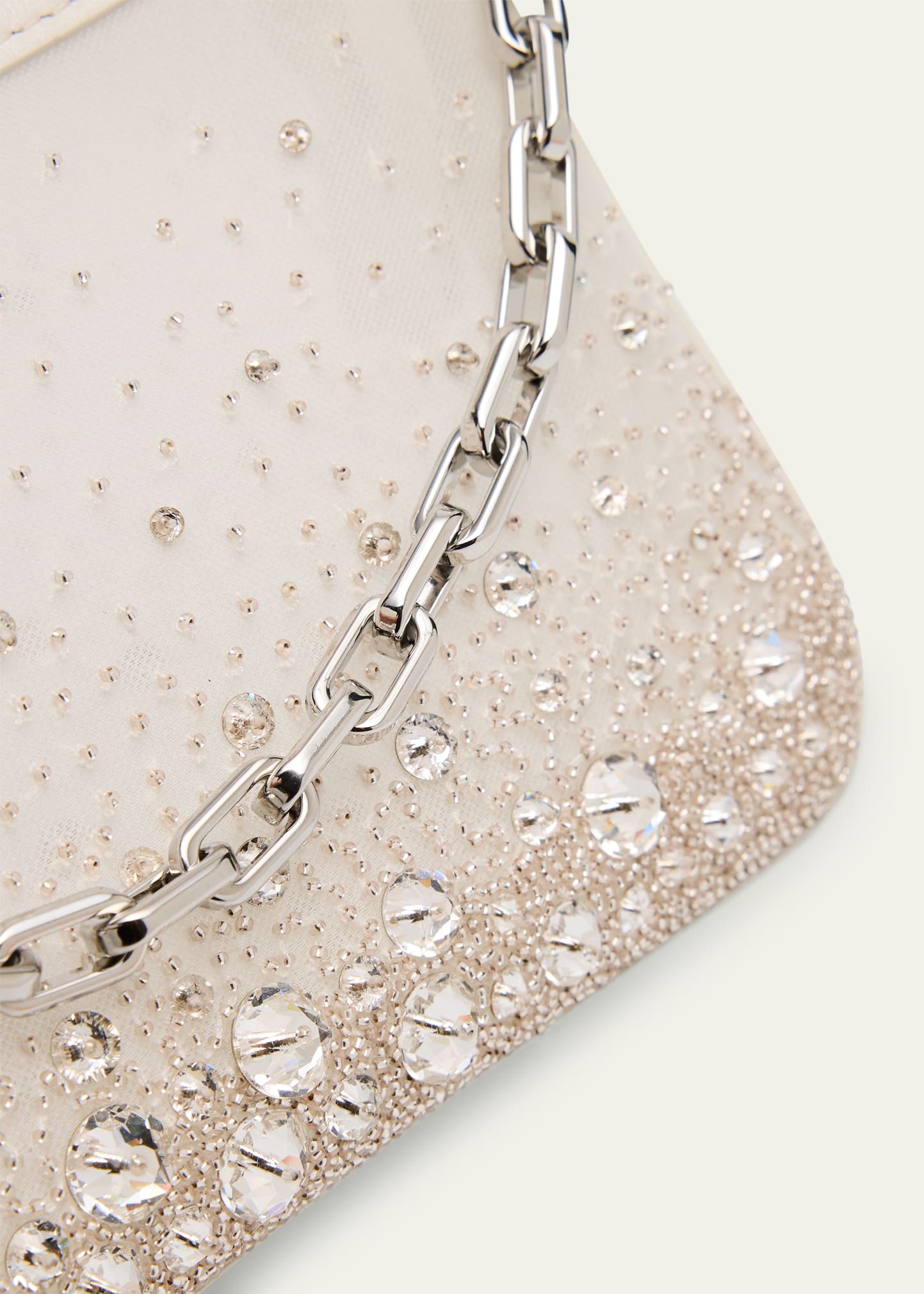 Loubila Mini Mesh Embellished Shoulder Bag - 5
