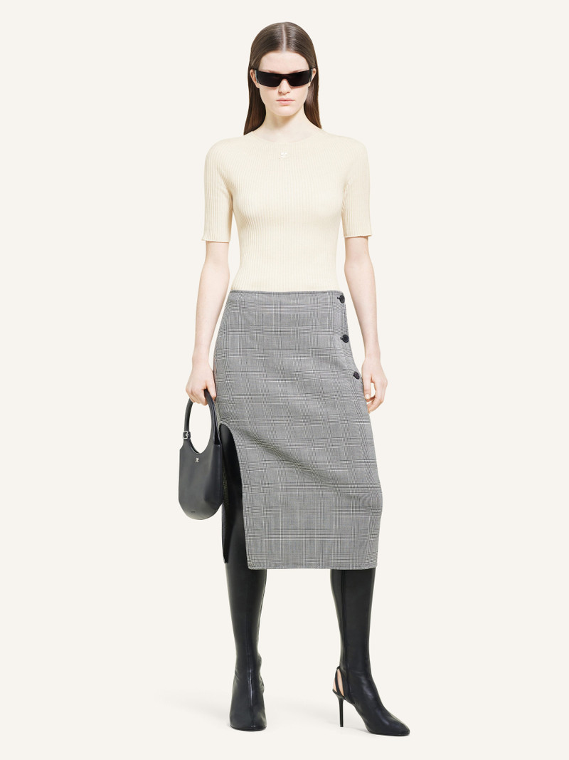 courrèges SOLAR LIGHT RIB SWEATER outlook