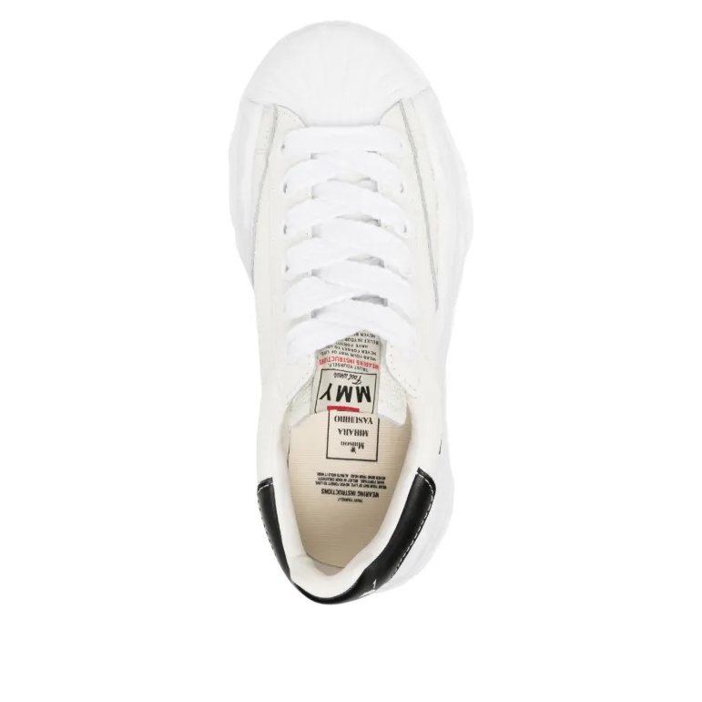 Maison MIHARA YASUHIRO Blakey OG Sole Embossed Leather Low 'White' A11FW717-WHITE - 5