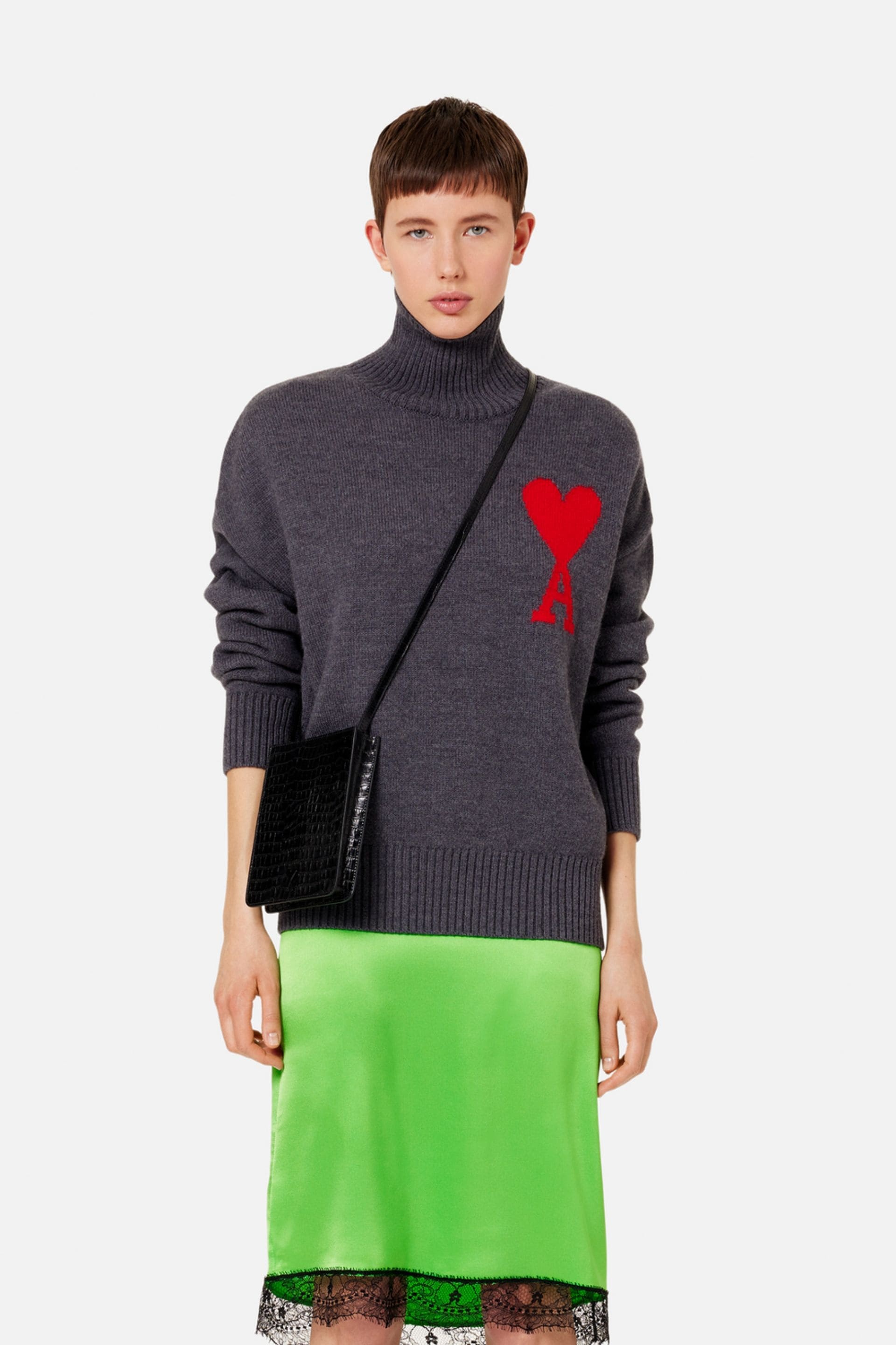 Ami De Coeur Funnel Neck Sweater - 2