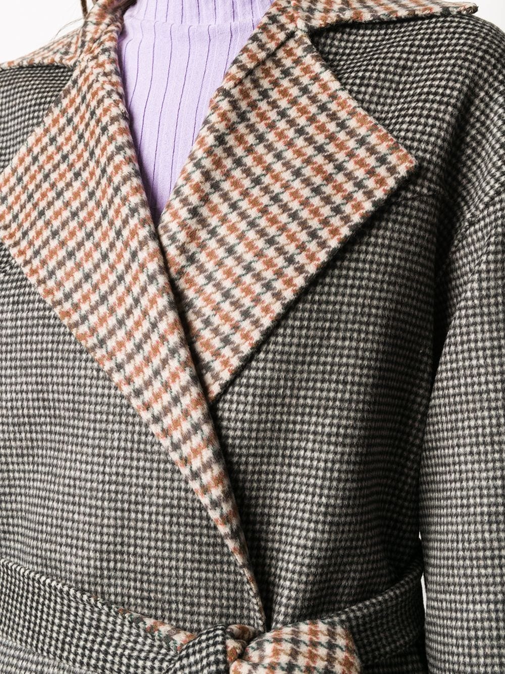 reversible check coat - 5
