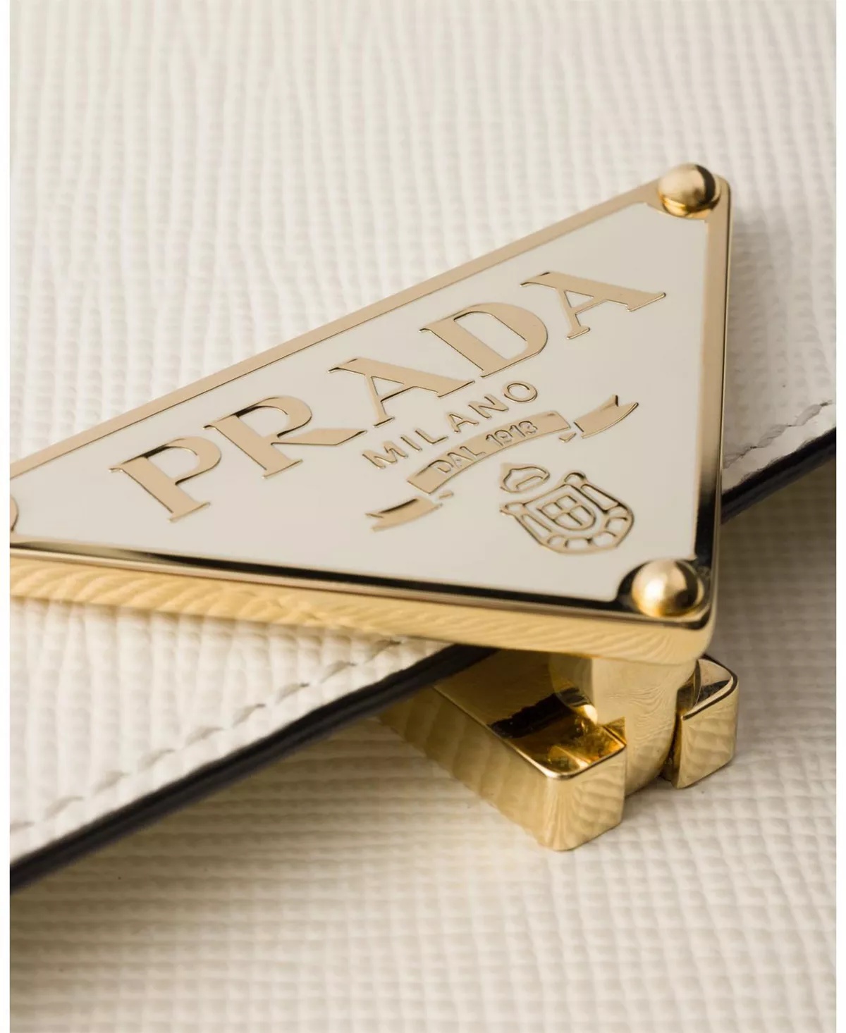 Saffiano Leather Flap Shoulder Bag - 5