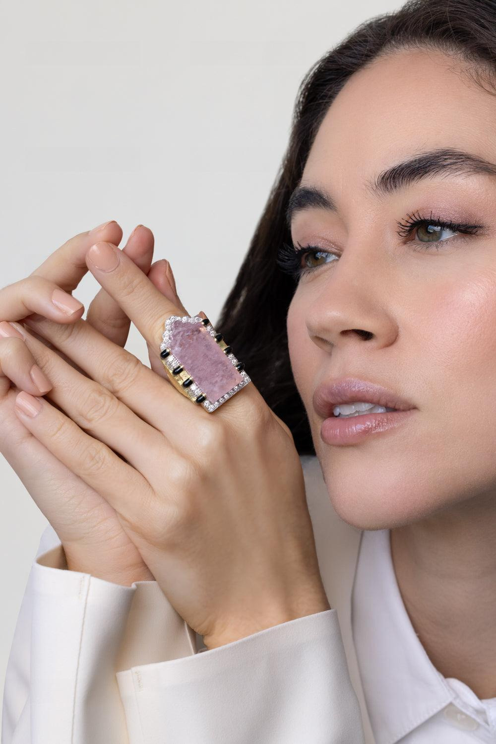 Morganite Sanctus Ring - 3