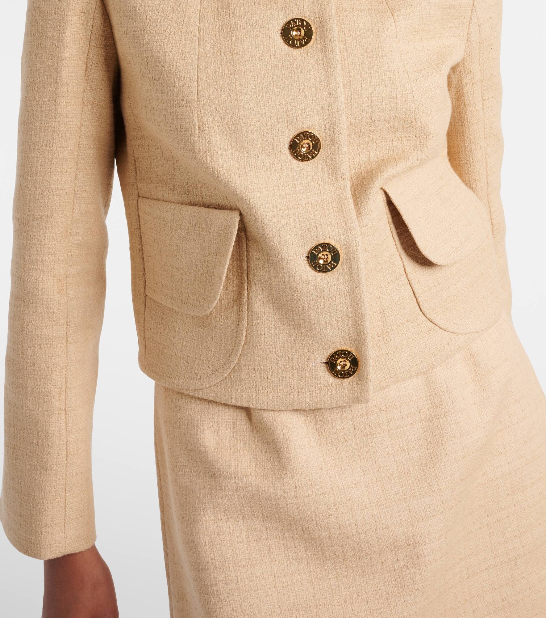 Cotton-blend tweed jacket - 5