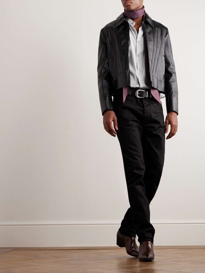 CELINE Slim-Fit Striped Silk Shirt outlook
