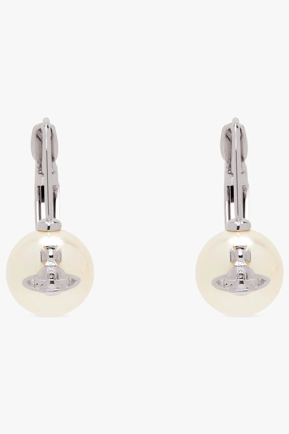 GIA DROP EARRINGS | WHITE/SILVER - 1