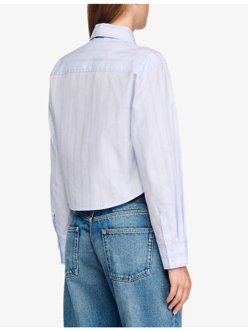Marissa Cropped Cotton Shirt - 4