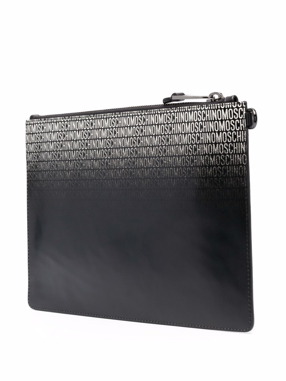 gradient logo-print clutch bag - 3