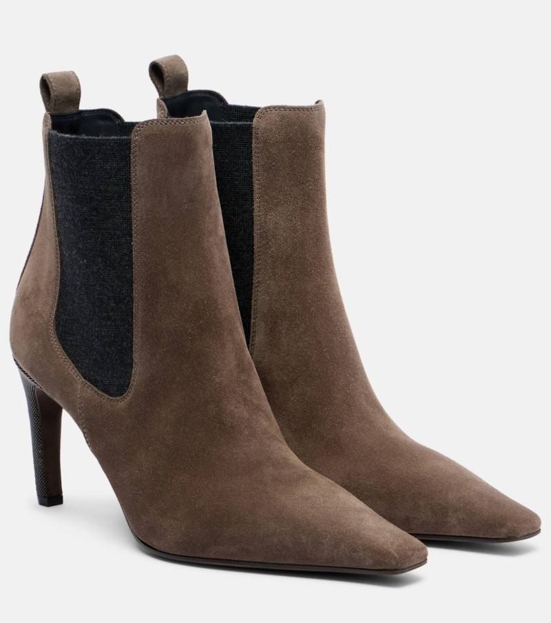 Chelsea Monili suede ankle boots 1