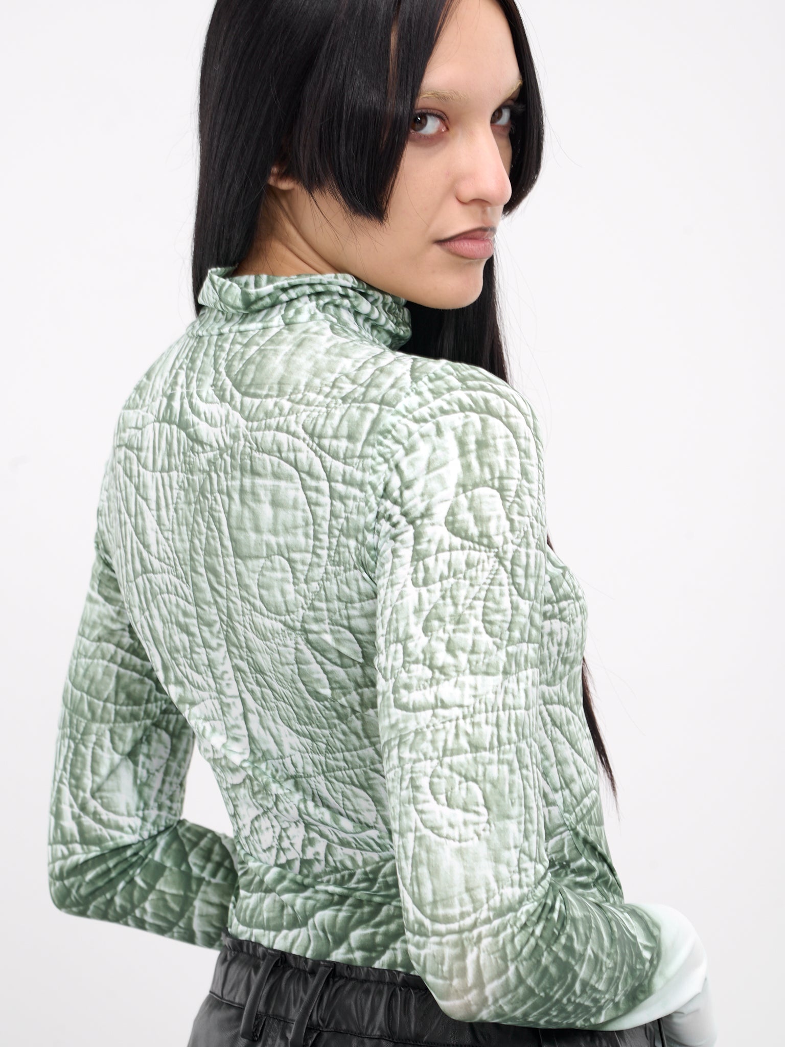 Trompe L'oeil Print Top - 4