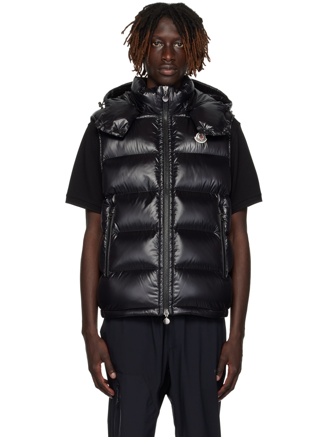 Black Bormes Down Vest - 1