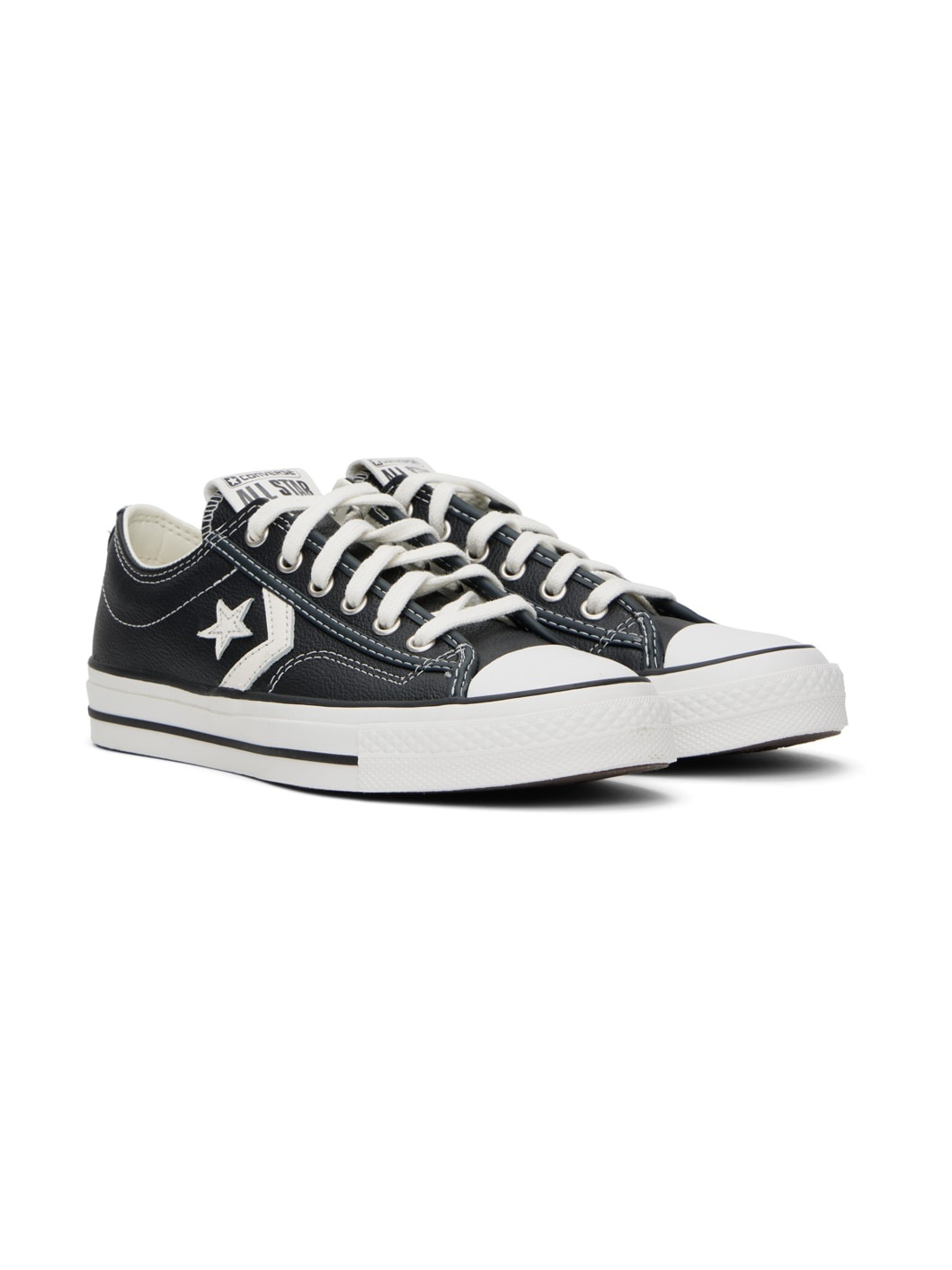 Black Star Player 76 Fall Leather Sneakers - 4