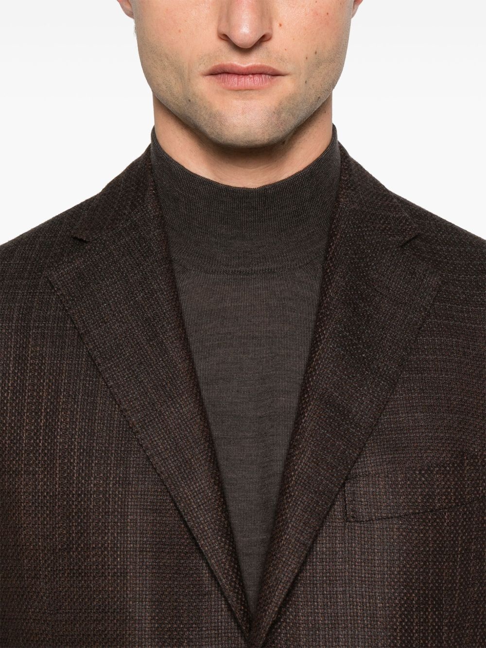 single-breasted blazer - 5