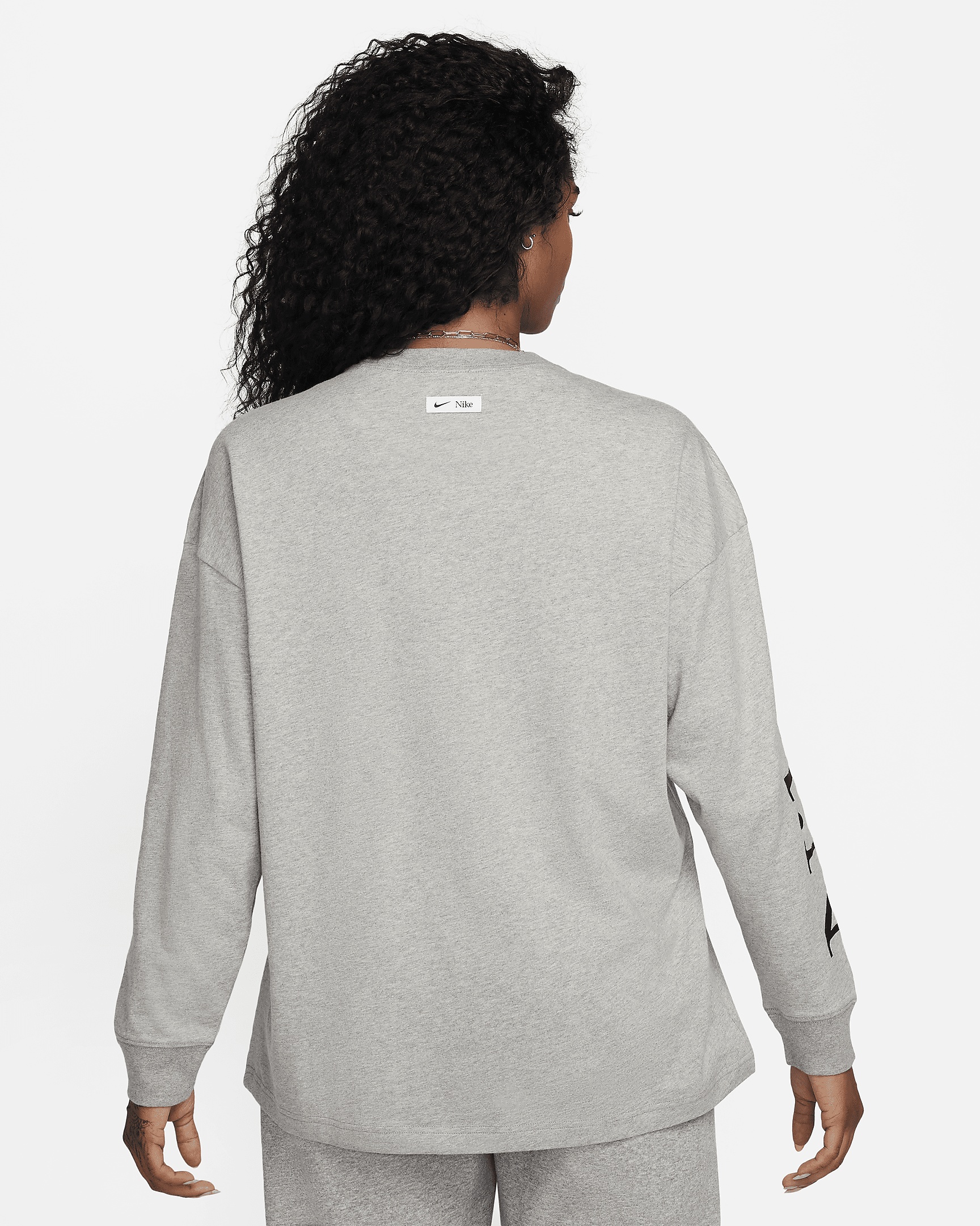 Women's Nike Sportswear Oversized Long-Sleeve Top - 2