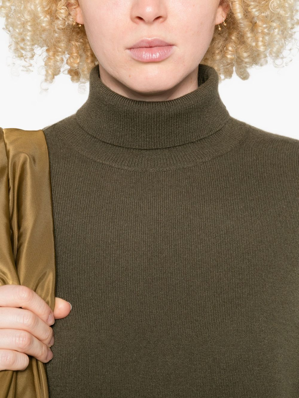 Marchi turtleneck cashmere sweater - 5