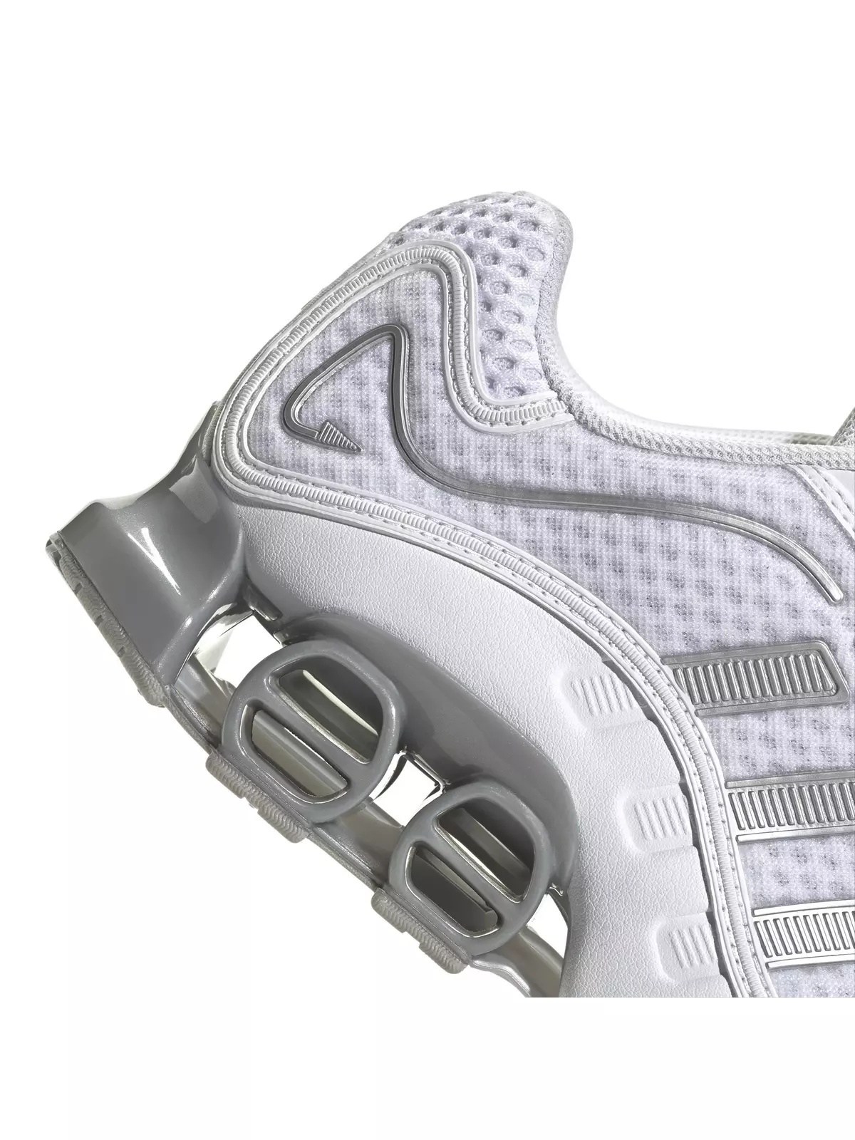Megaride O1 "Ftwr White/Silver Metallic" Women's Shoe - 6