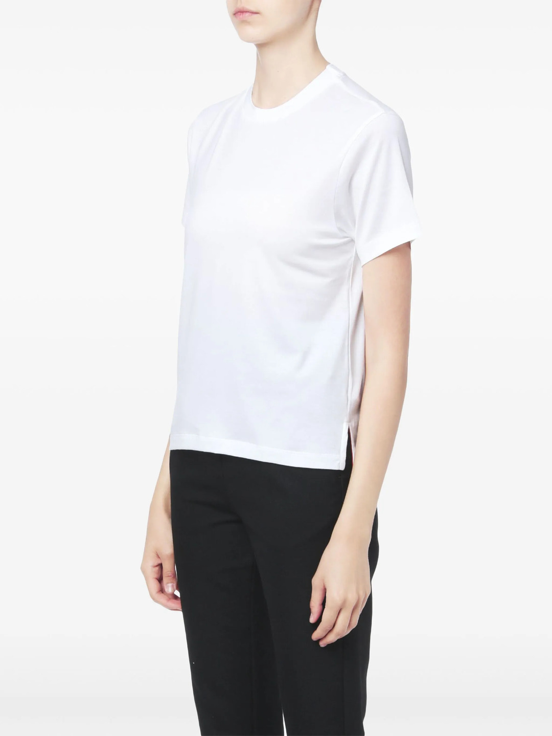Jersey Relaxed Side Slit Tee Women - 3