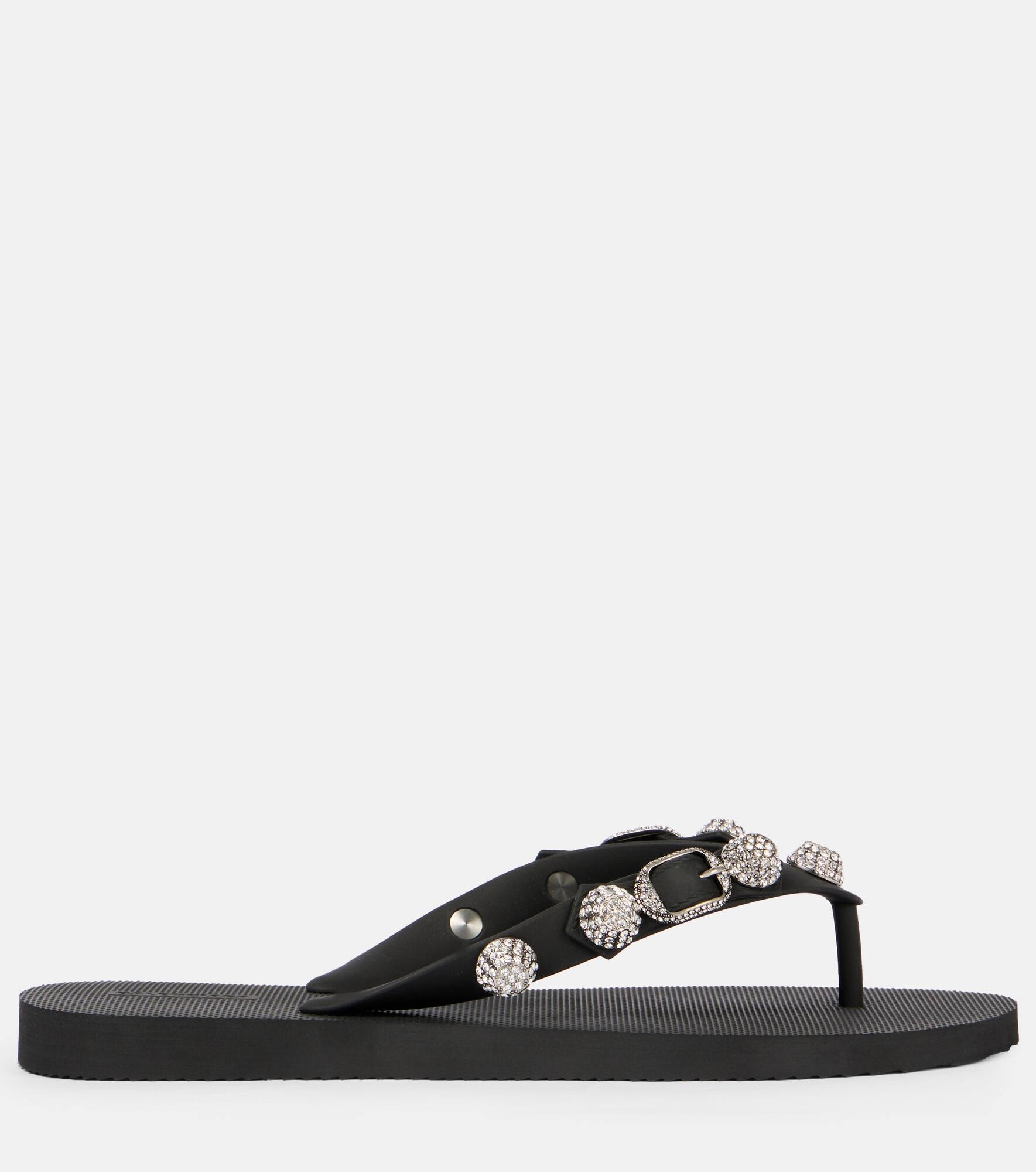 Cagole crystal-embellished thong sandals - 4