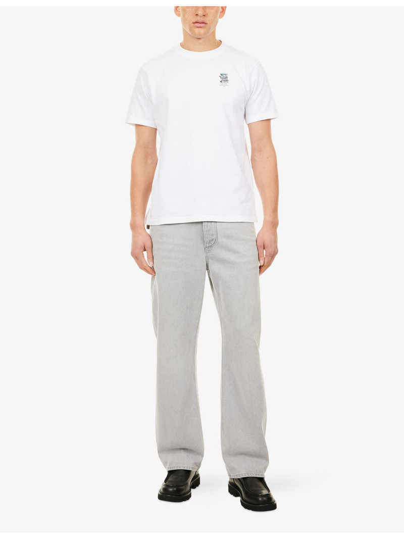 PERCIVAL Duke Printed Cotton-Jersey T-Shirt outlook