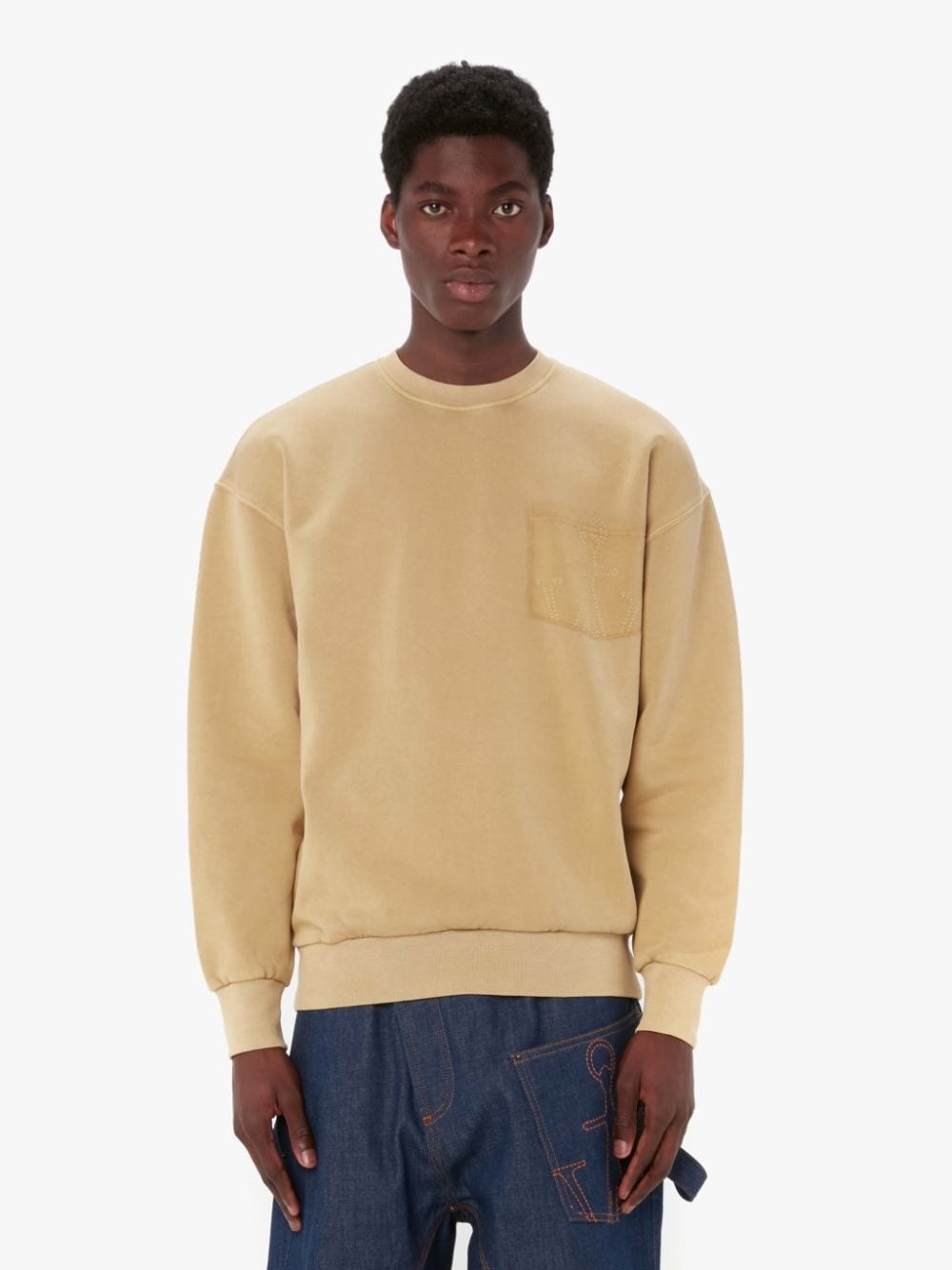 FADED LOGO POCKET SWEATSHIRT - 2