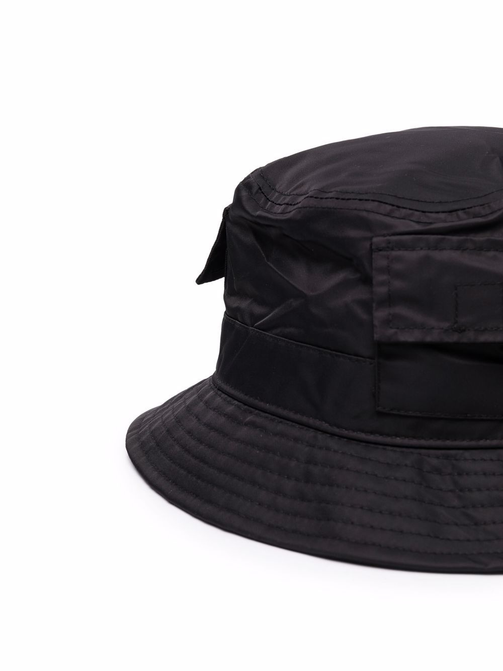 logo patch bucket hat - 2