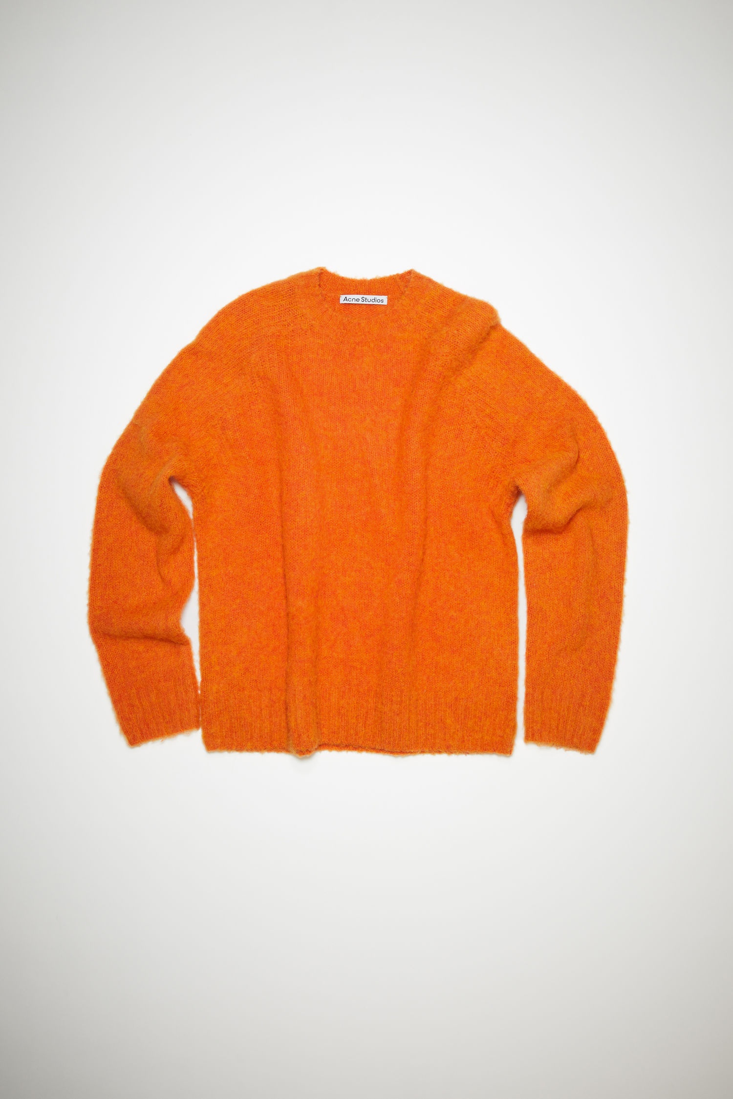 Brushed wool sweater - Mandarin orange - 1