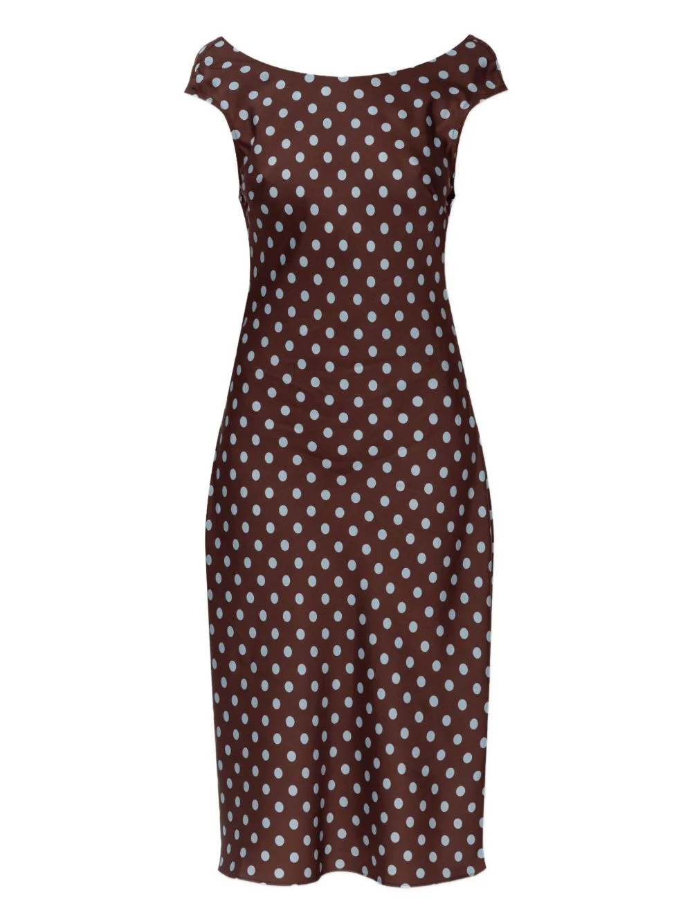 polka dot midi dress - 1