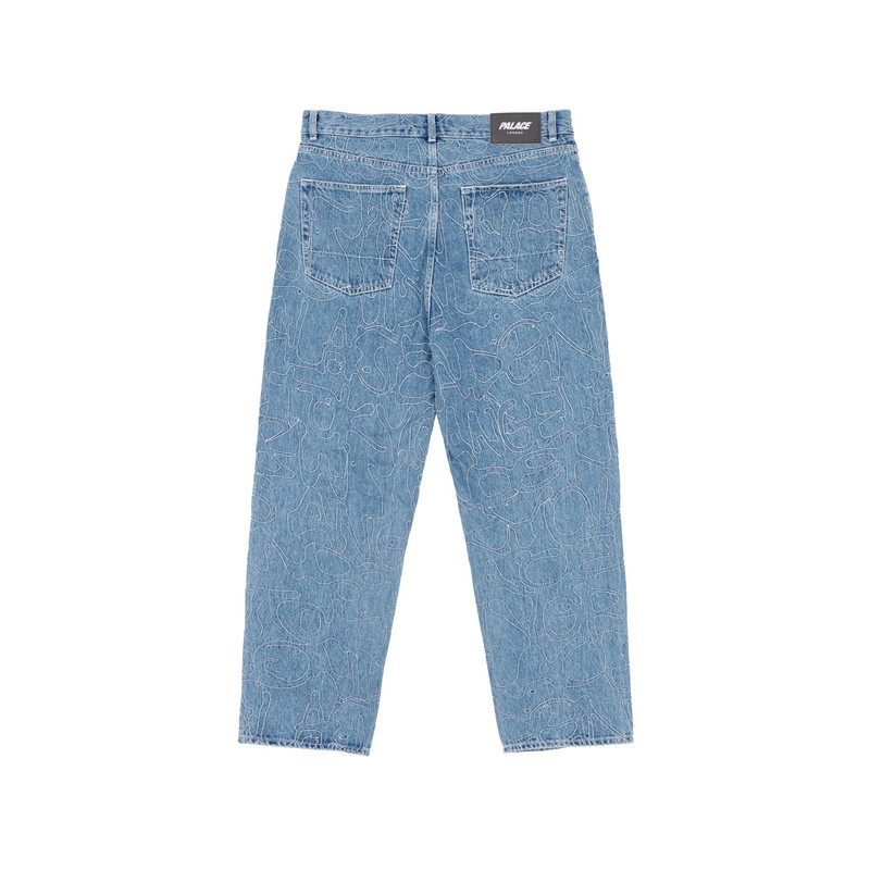 PALACE P45 SPLAT JEAN STONE WASH outlook