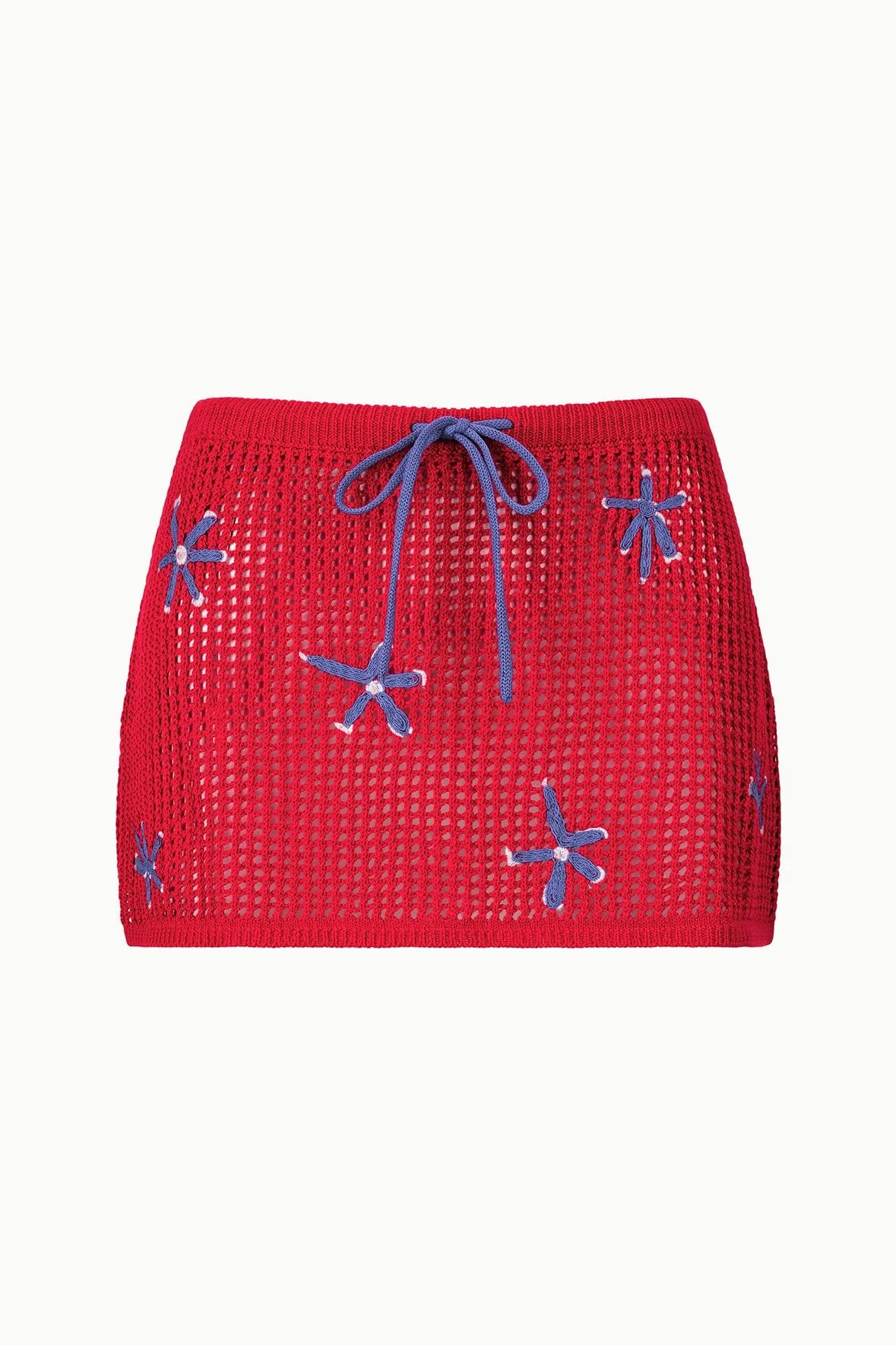 STAUD ZYA MINI SKIRT PAINTED FOULARD - 1