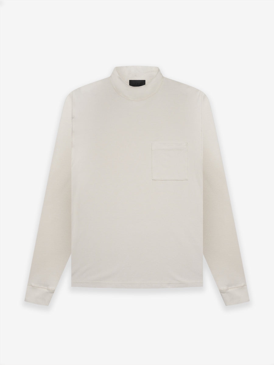 Pique Mock Neck - 1