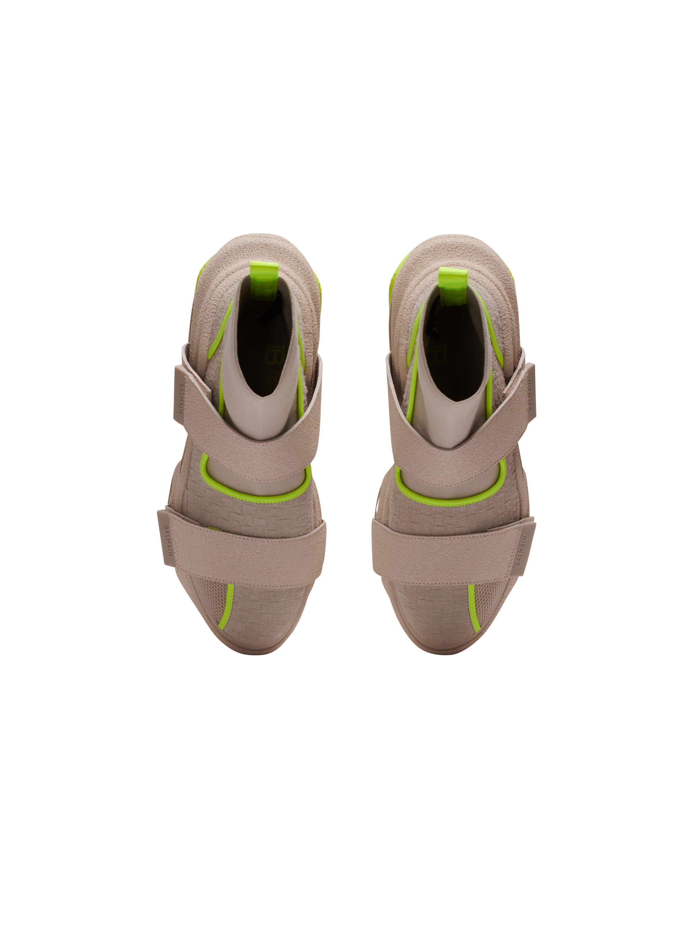 B-Bold knit high-top trainers - 3
