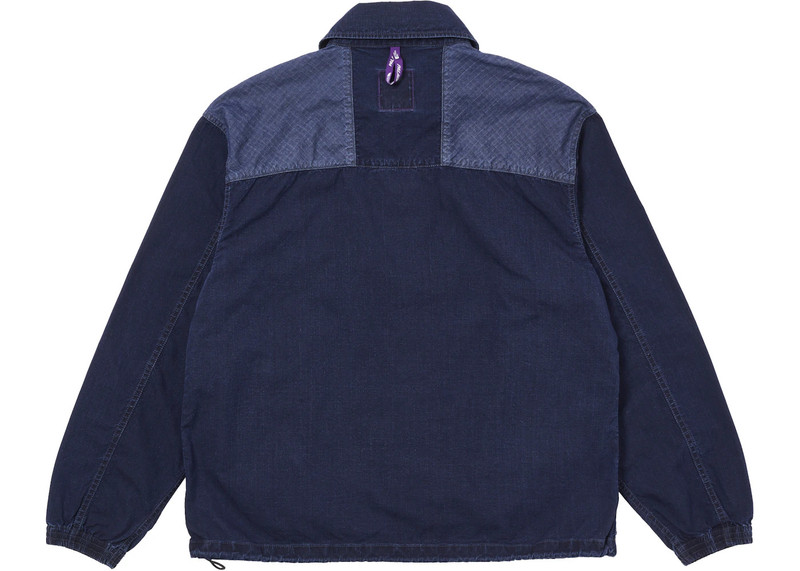 PALACE Palace x The North Face Purple Label Indigo Ripstop Coach Jacket Indigo outlook