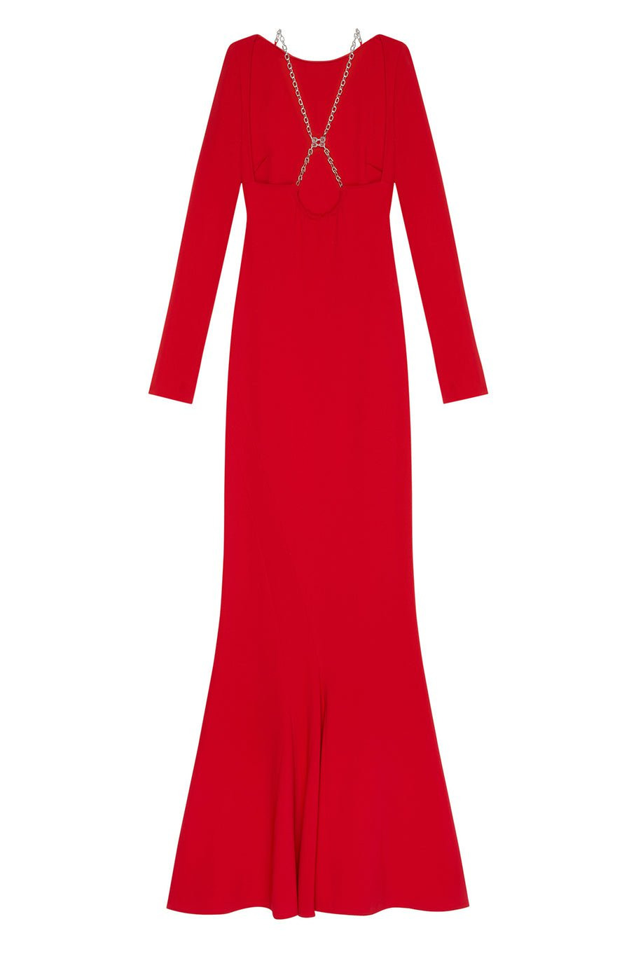 Long Sleeve Dress W/ Chain - 5