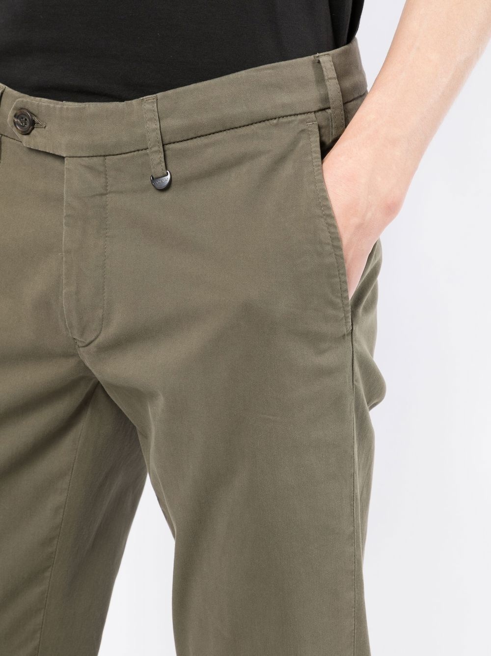 straight-leg chino trousers - 5