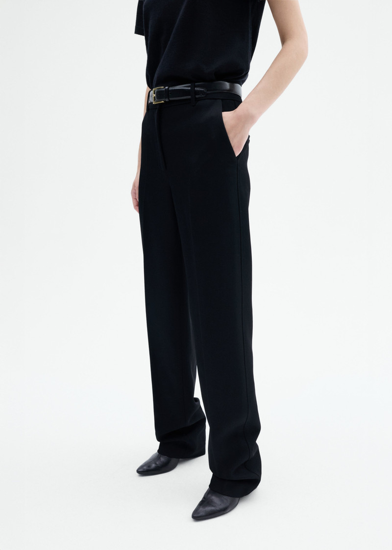 Tailored Straight Pant in Virgin Wool 3