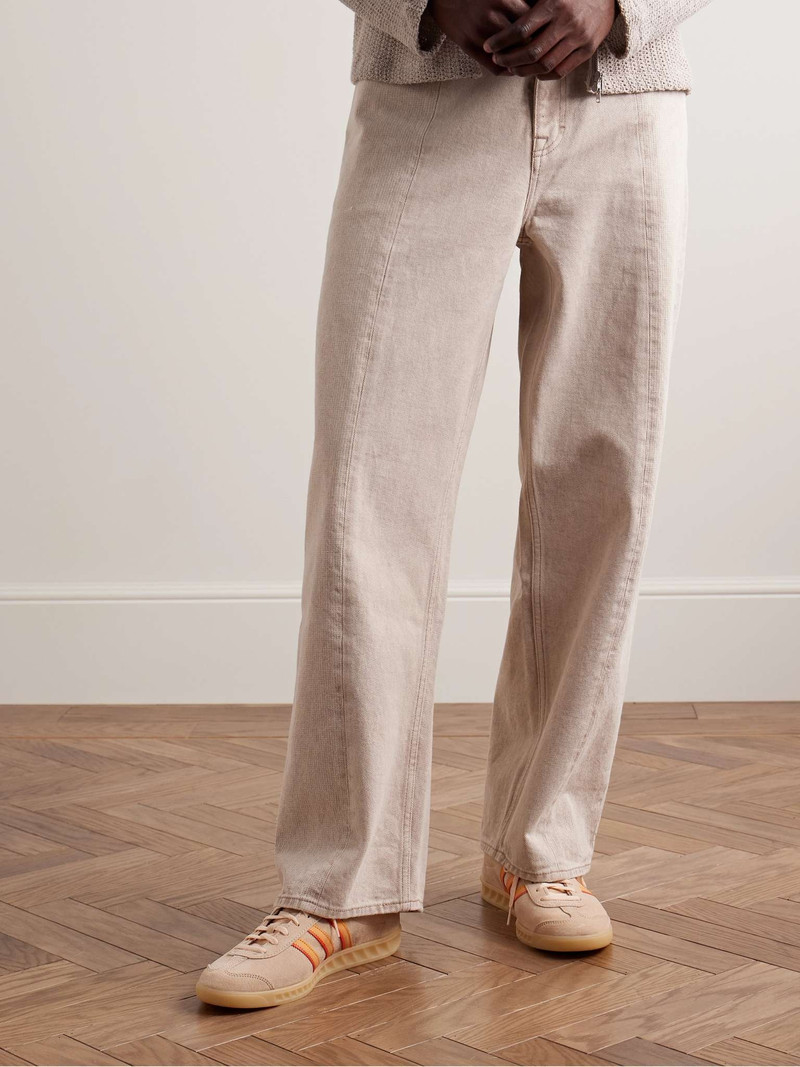 adidas Originals Hamburg 24 Leather-Trimmed Suede Sneakers outlook