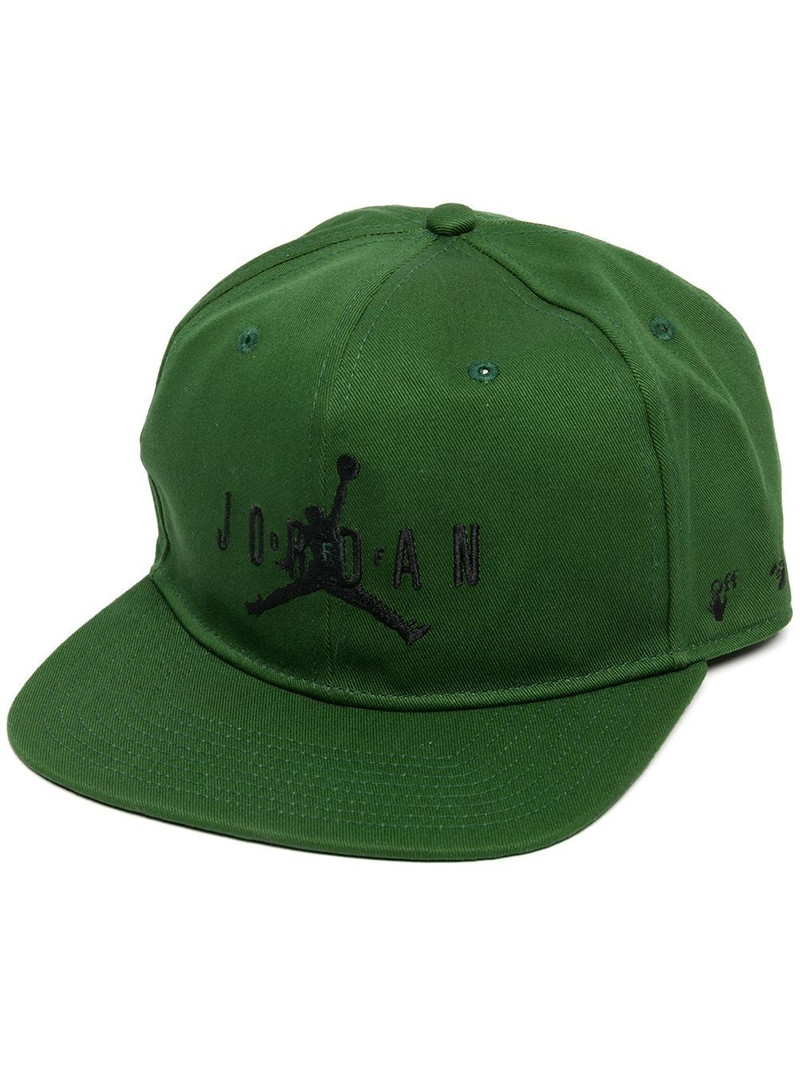 cotton embroidered logo cap - 1