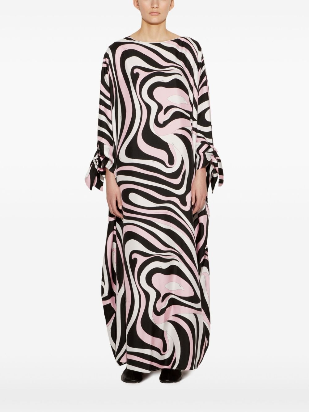 abstract-pattern print maxi dress - 2
