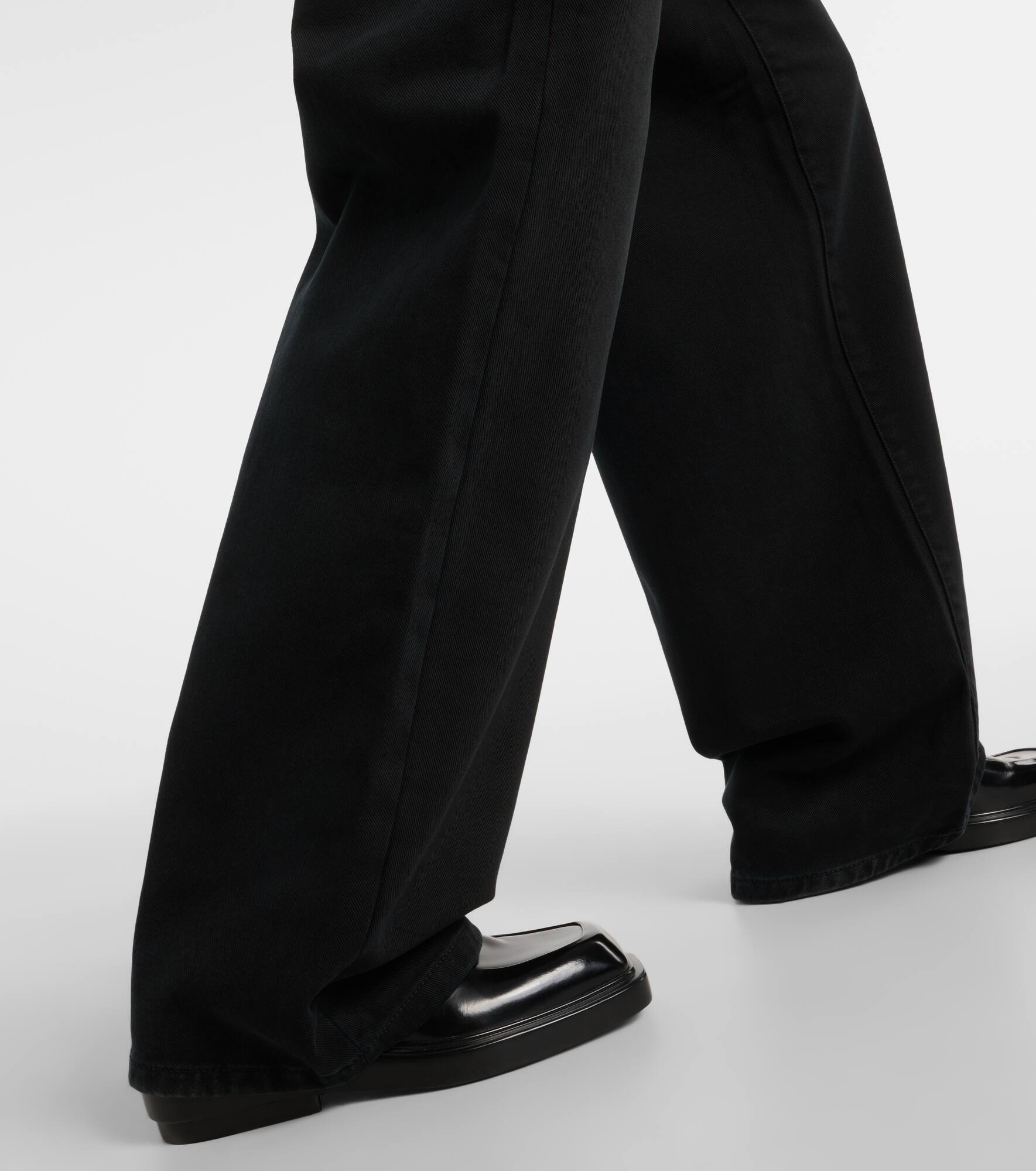 High-rise wide-leg jeans - 5