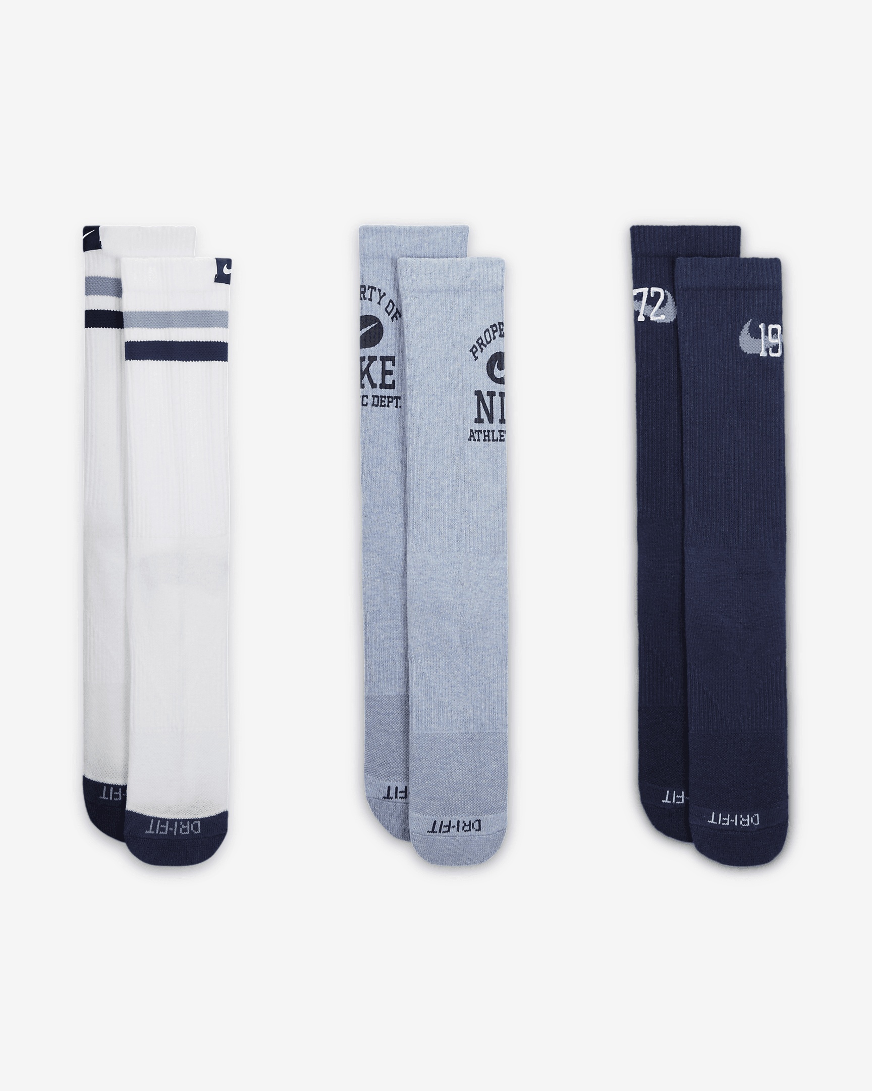 Nike Everyday Cushioned Crew Socks (3 Pairs) - 2
