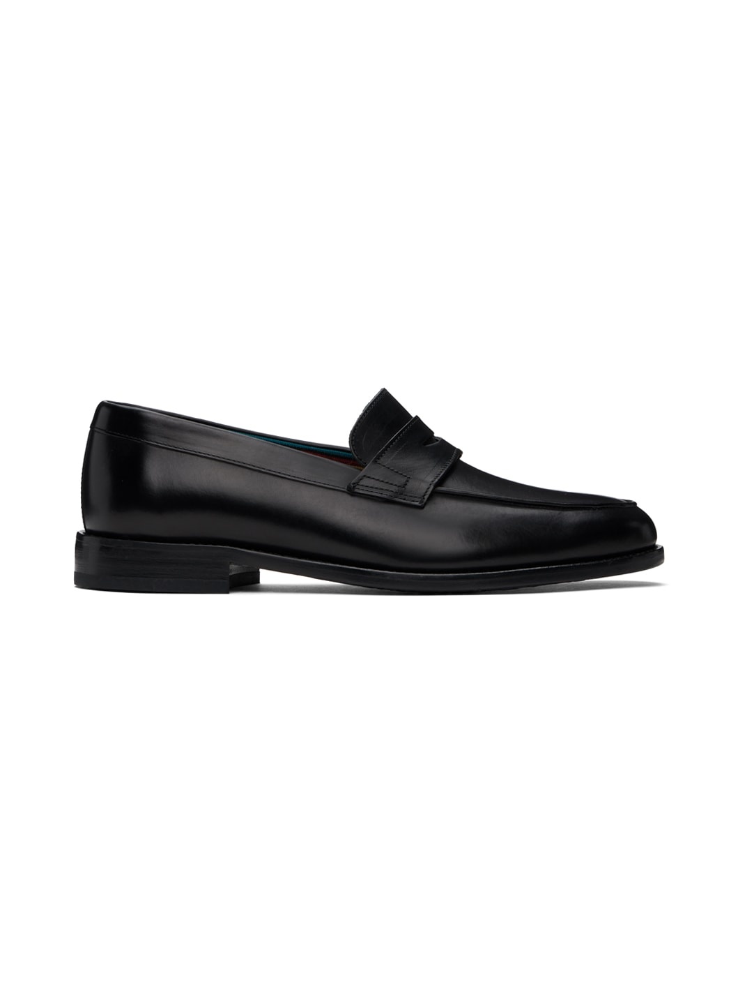 Black Leather Montego Loafers - 1