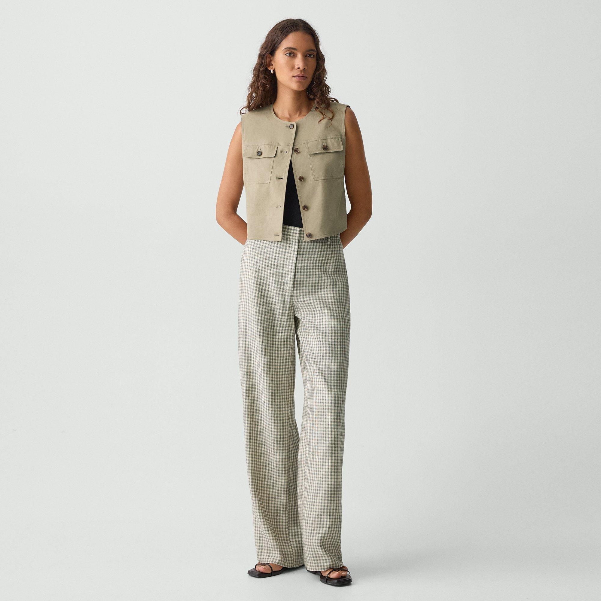 Trucker Vest in Good Linen - 6