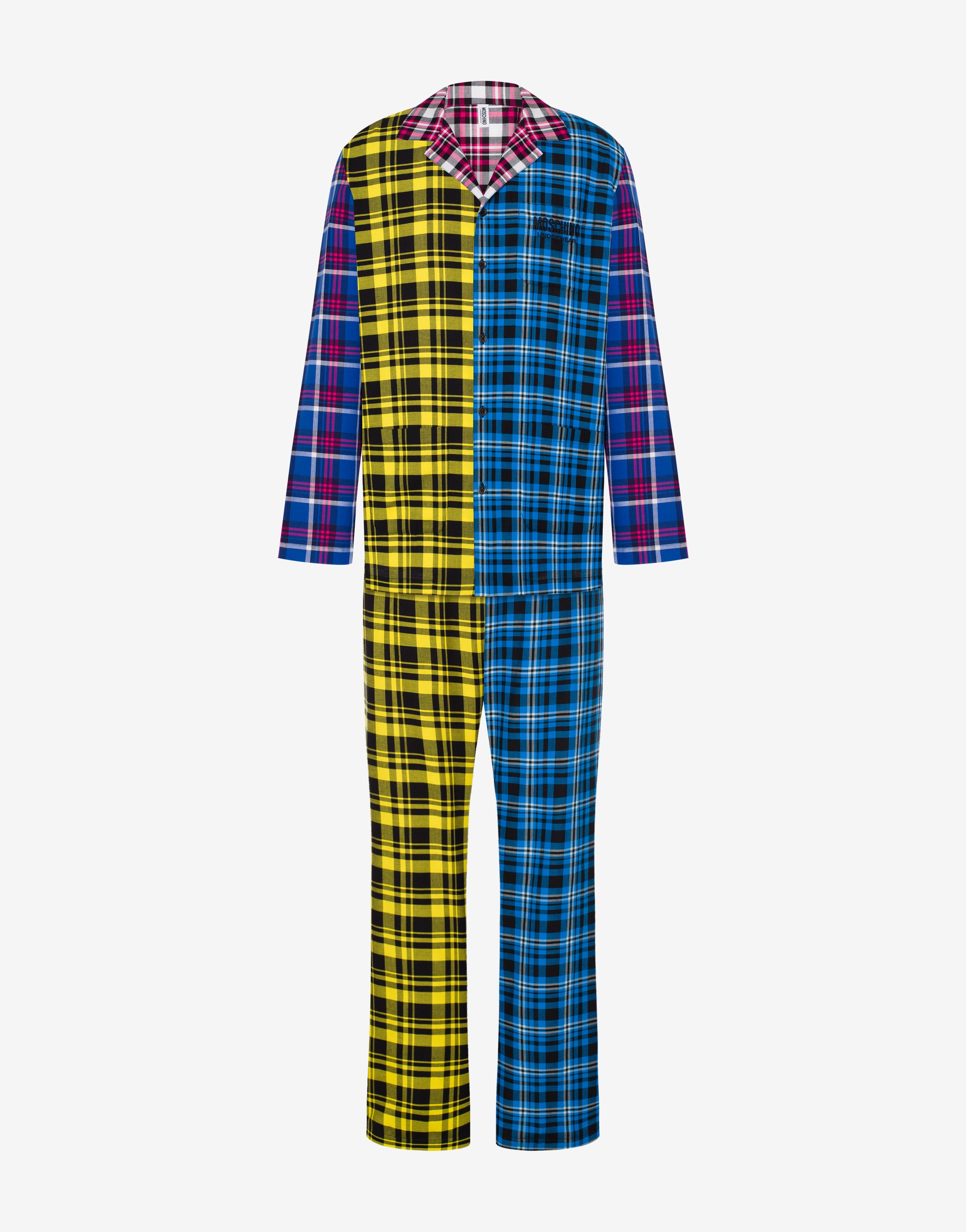 CHECK PATCHWORK FLANNEL PYJAMAS - 1